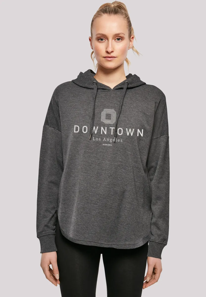 

Толстовка F4NT4STIC "Downtown LA OVERSIZE HOODIE", принт, цвет Charcoal