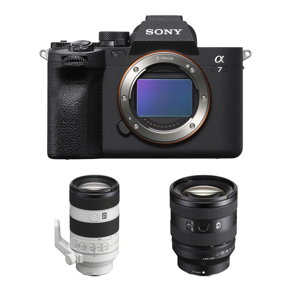 

Беззеркальная камера Sony a7 IV Mirrorless Camera with 20-70mm and 70-200mm Lenses