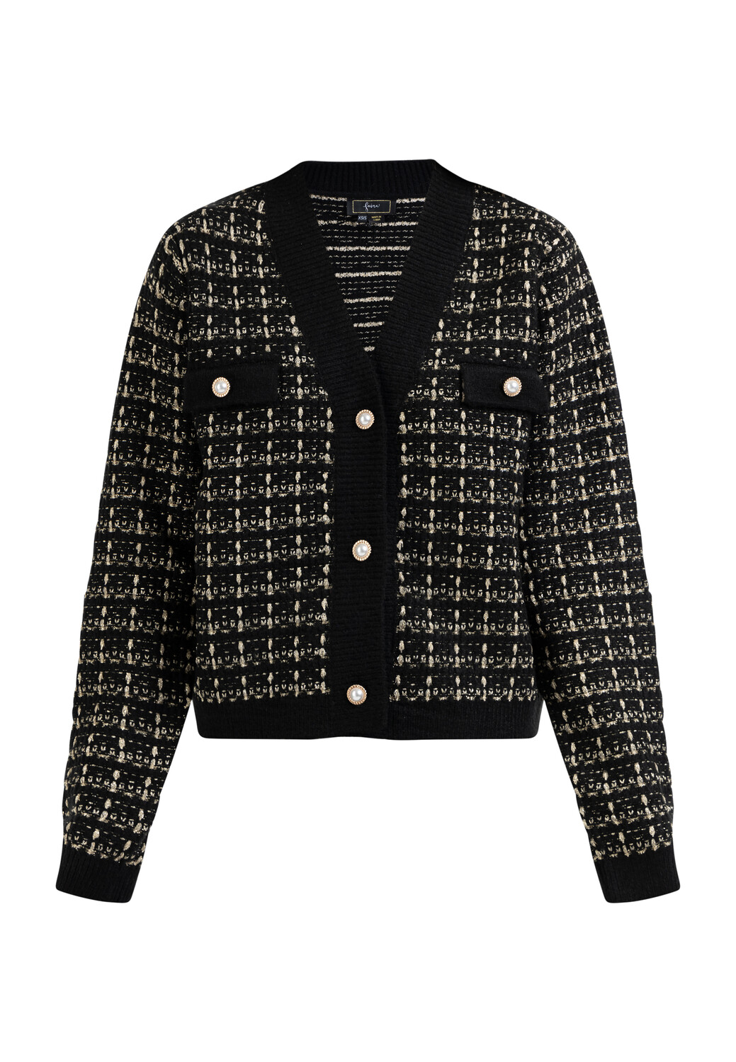 

Толстовка faina Strickjacke, черный