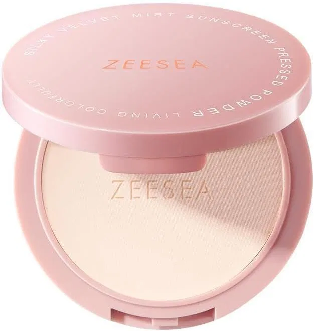Пудра компактная солнцезащитная SPF25 Zeesea 8 г, 02 Pale Skin