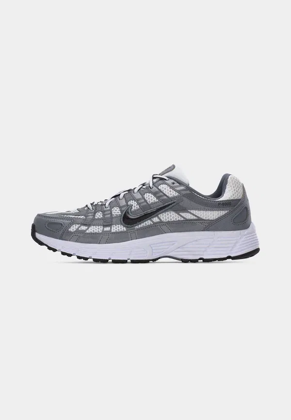 Кроссовки Nike Sportswear P 6000, белый/черный/металлик кул грей/кул грей — фото 2