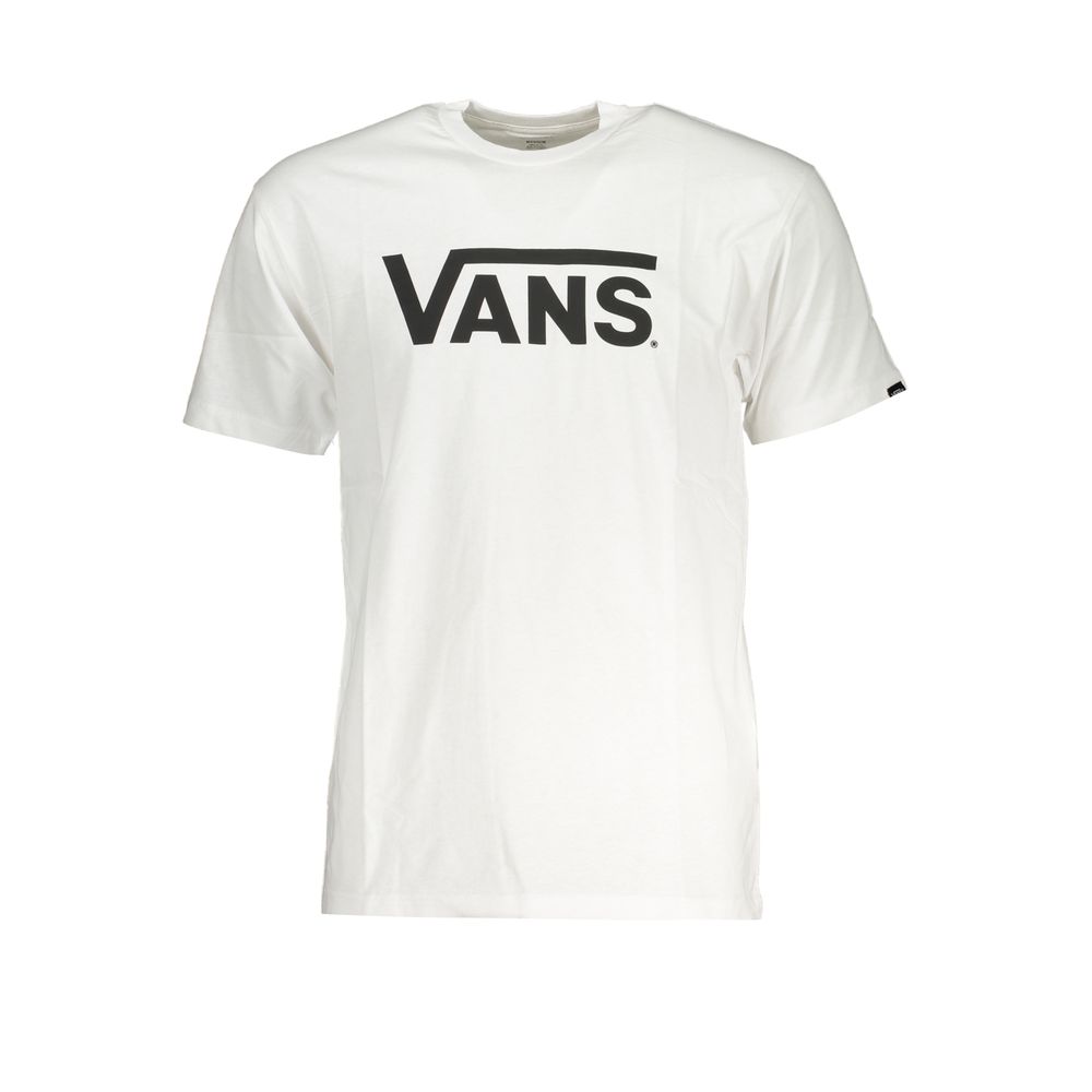 

Белая хлопковая мужская футболка Vans, White