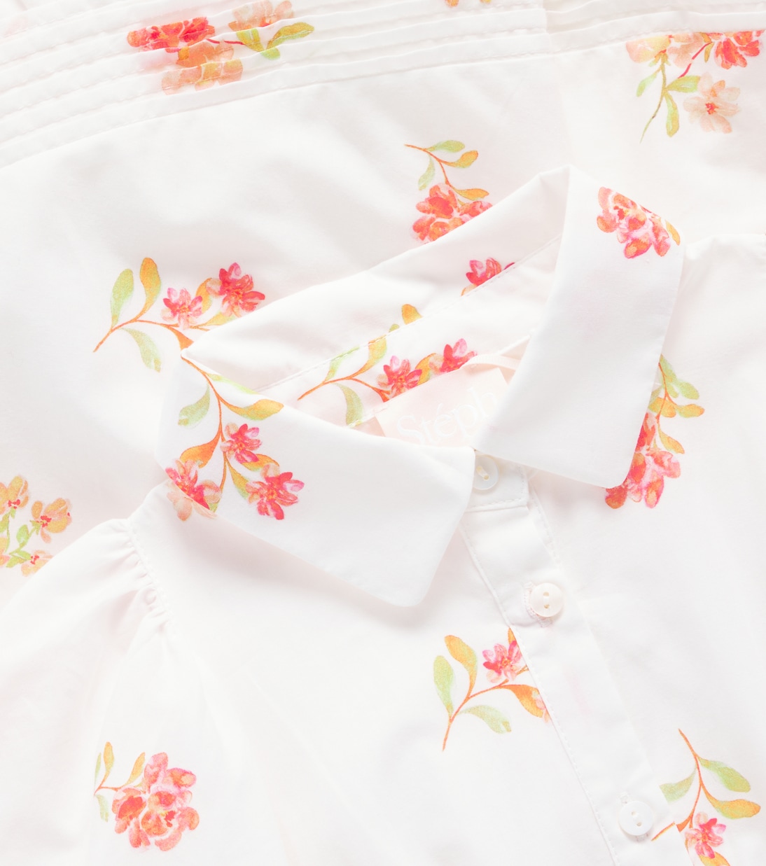 Платье из хлопковой вуали с цветочным принтом Petite Amalie  , Petite Rose Print — фото 2