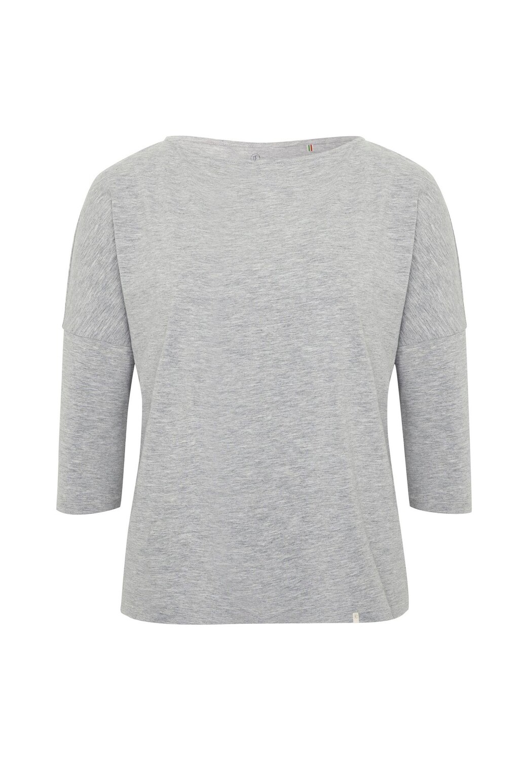 

Лонгслив квадратного силуэта DETTO FATTO, цвет Light Grey