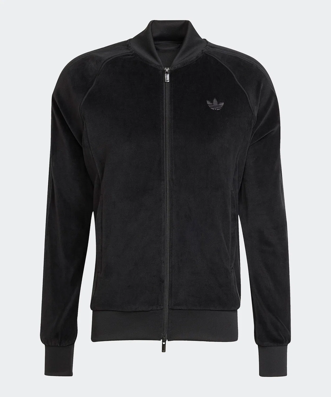 Трек-топ adidas VELOUR SST TT из велюра зеленый — фото 2
