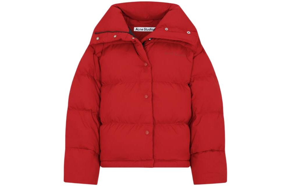 

Пуховик женский красный Acne Studios