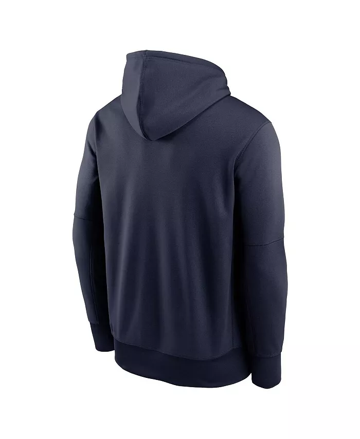 Мужская синяя толстовка с капюшоном Tennessee Titans Performance Pullover Hoodie Nike — фото 3