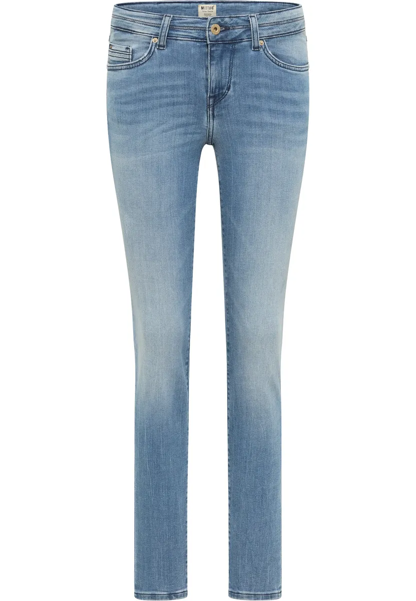 

МУСТАНГ Брюки с 5 карманами "Style Jasmin Jeggings" Mustang, синий