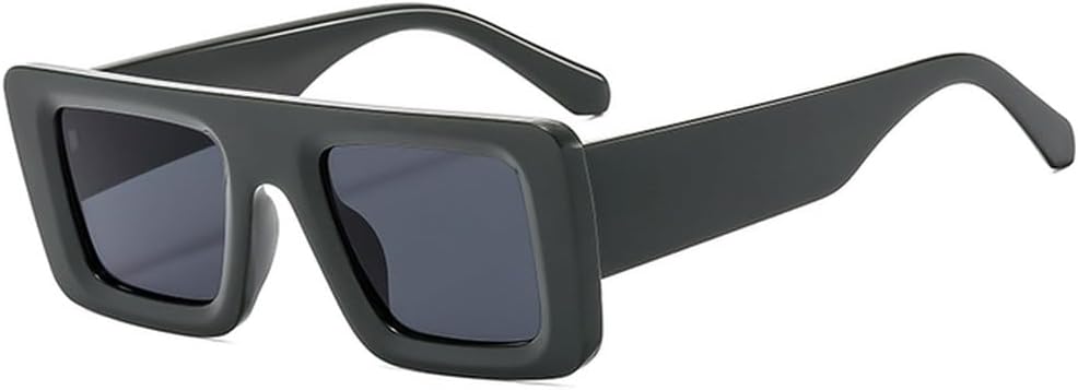 

Модные солнцезащитные очки с толстой оправой, гелевой расцветкой, защита от УФ-излучения UV400, винтажные мужские солнцезащитные очки, женские солнцезащитные очки UV400 TVTBBVV, Dark Green