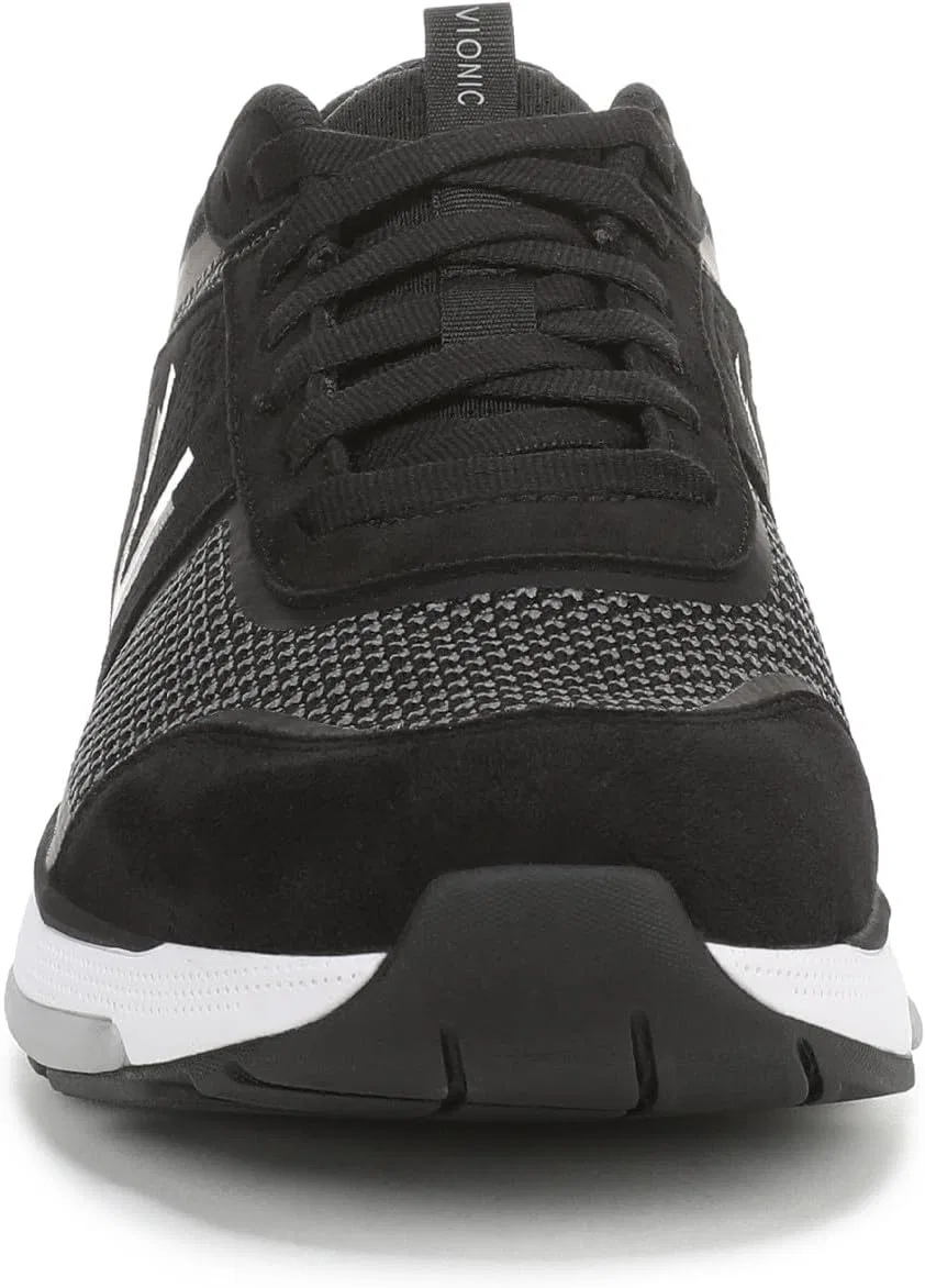 Мужские вязаные кроссовки Vionic Walk Strider, 2-Black Knit Suede — фото 2