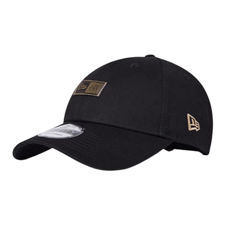 

New Era Хлопковая металлическая бейсболка унисекс белая, Black