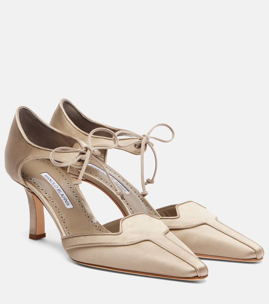 Туфли-лодочки сатиновые Orata 70 Manolo Blahnik, Lbrw 2330