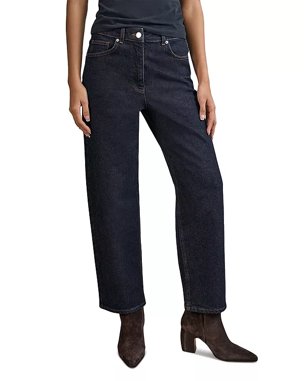 

Джинсы прямого кроя Selin темно-синего цвета Reiss, синий