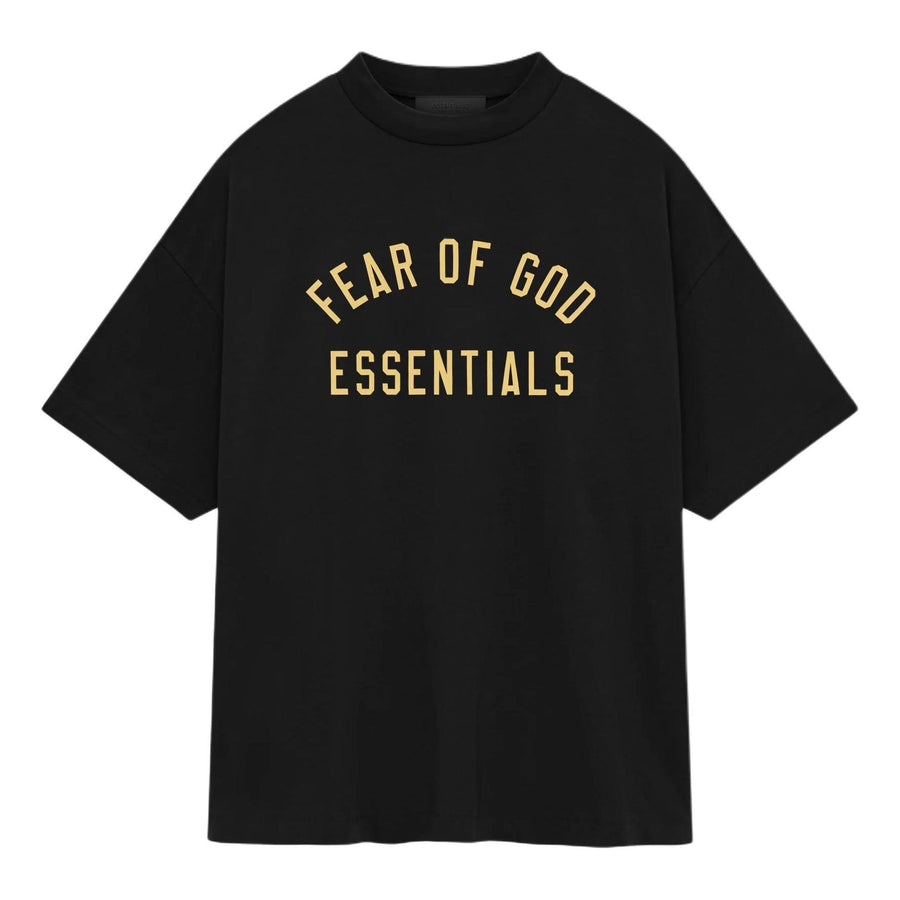 

Футболка Fear of God Essentials Jersey Crewneck Tee 'Black', черный