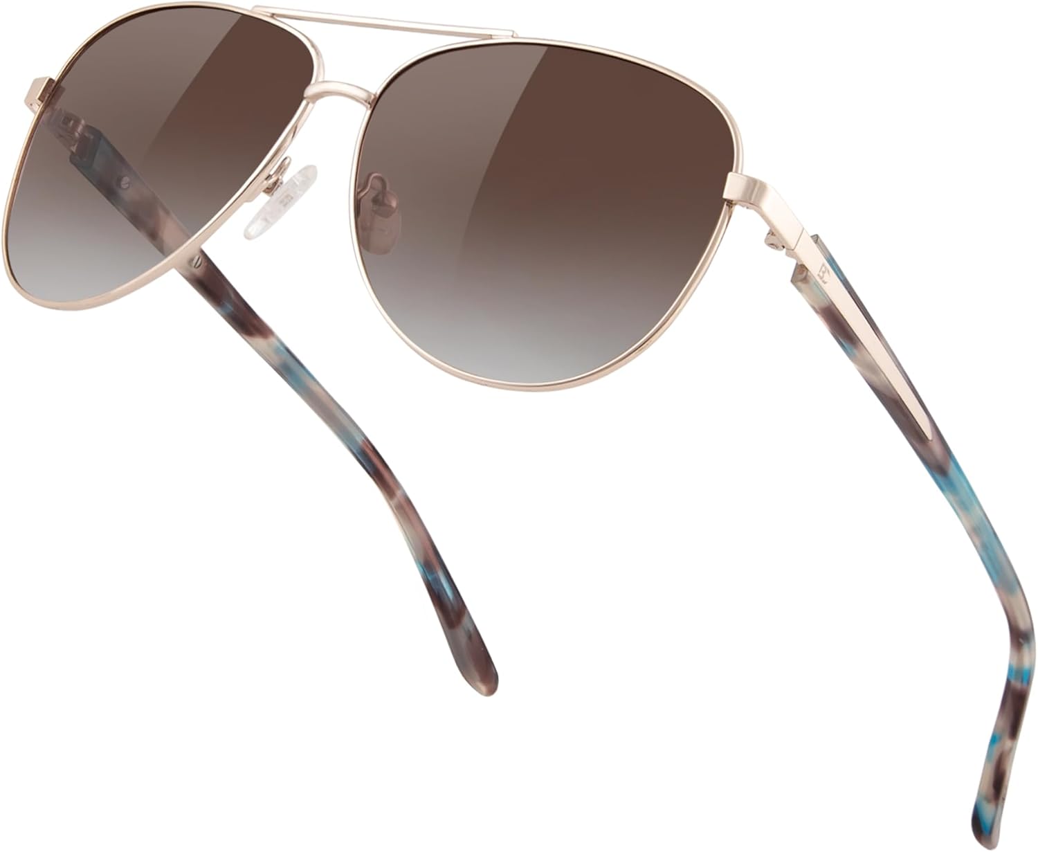 

Женские поляризованные солнцезащитные очки-авиаторы BIRCEN: квадратные солнцезащитные очки из ацетата с защитой от УФ-излучения в классическом ретро-стиле, A-tortoise Blue