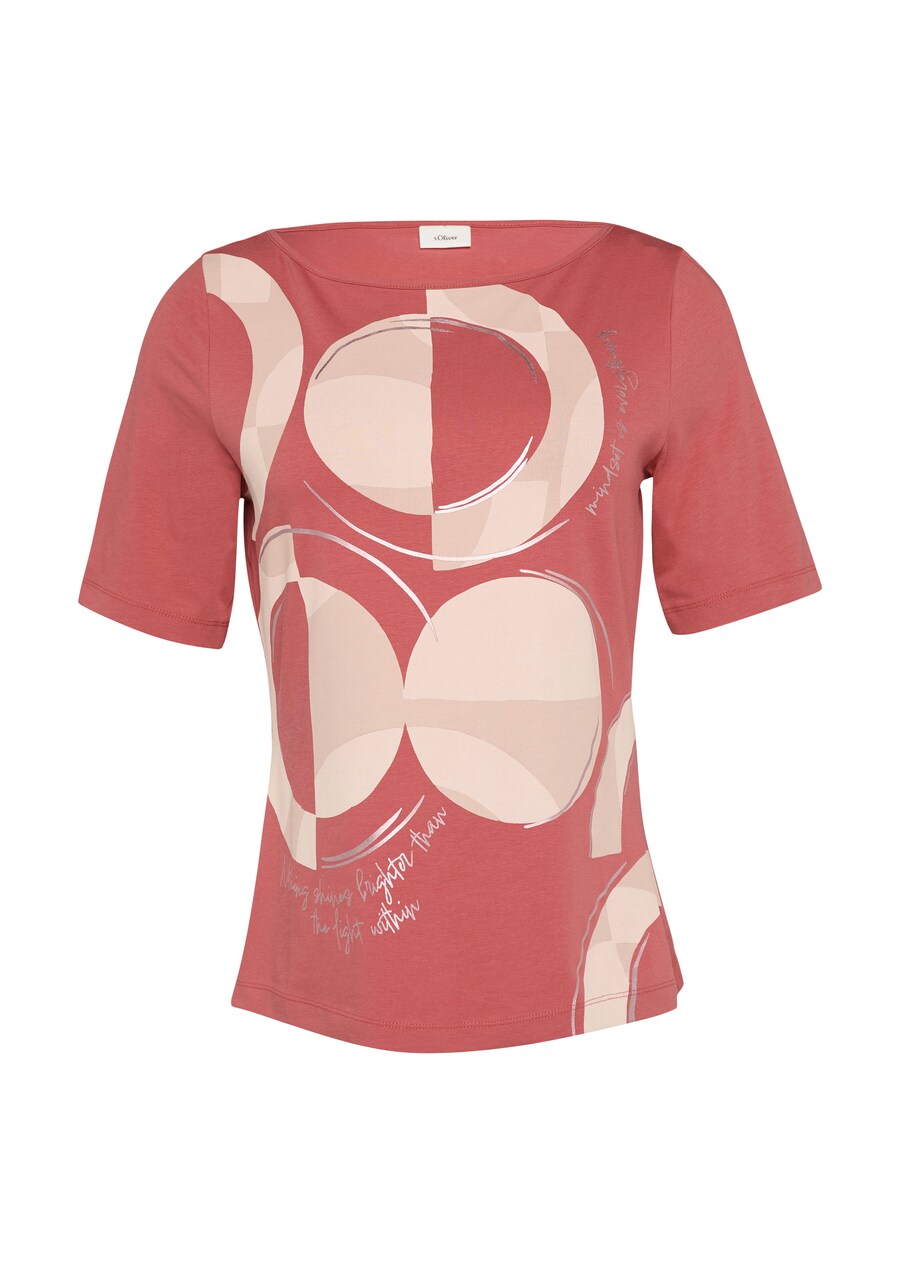 

Рубашка s.Oliver BLACK LABEL, цвет mottled red
