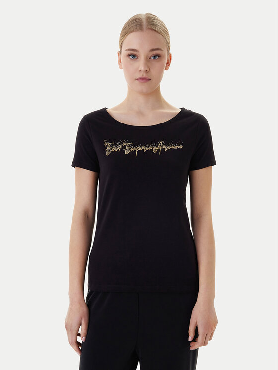 

Футболка slim fit 7W000978 AF10373 UC001 Ea7 Emporio Armani, черный