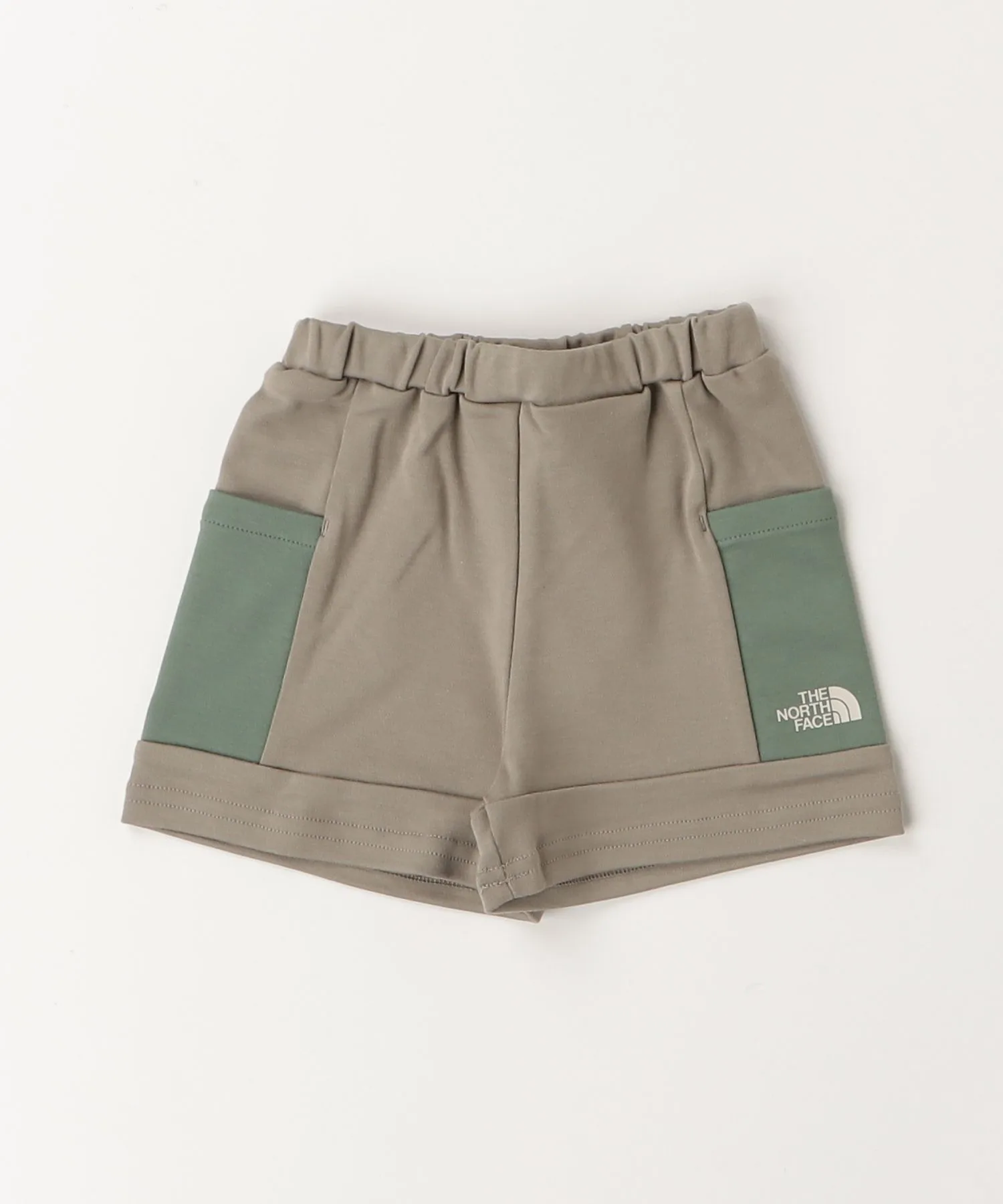 Шорты из смесовой ткани с UV-защитой B Smooth Glow Short THE NORTH FACE оливковые