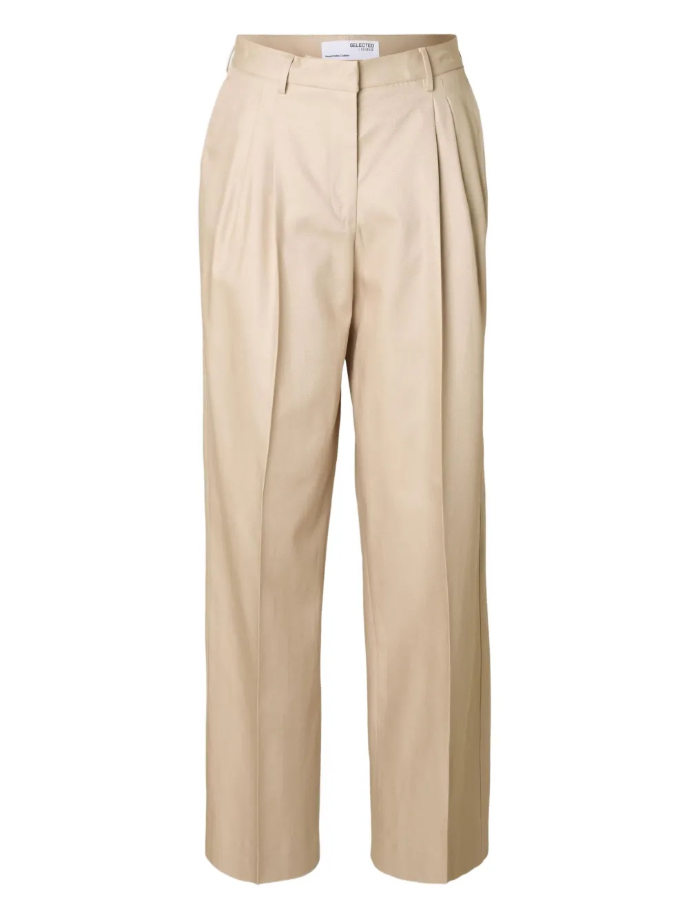 

Плиссированные брюки Selected Femme, нейтральный