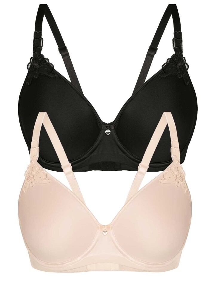 

Бюстгальтер на косточках Sassa, цвет black nude
