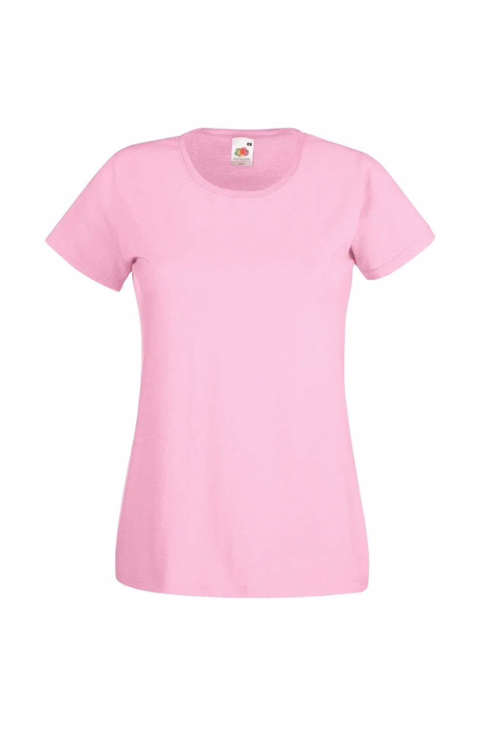 

Легкая футболка с короткими рукавами Lady-Fit Fruit of the Loom, розовый