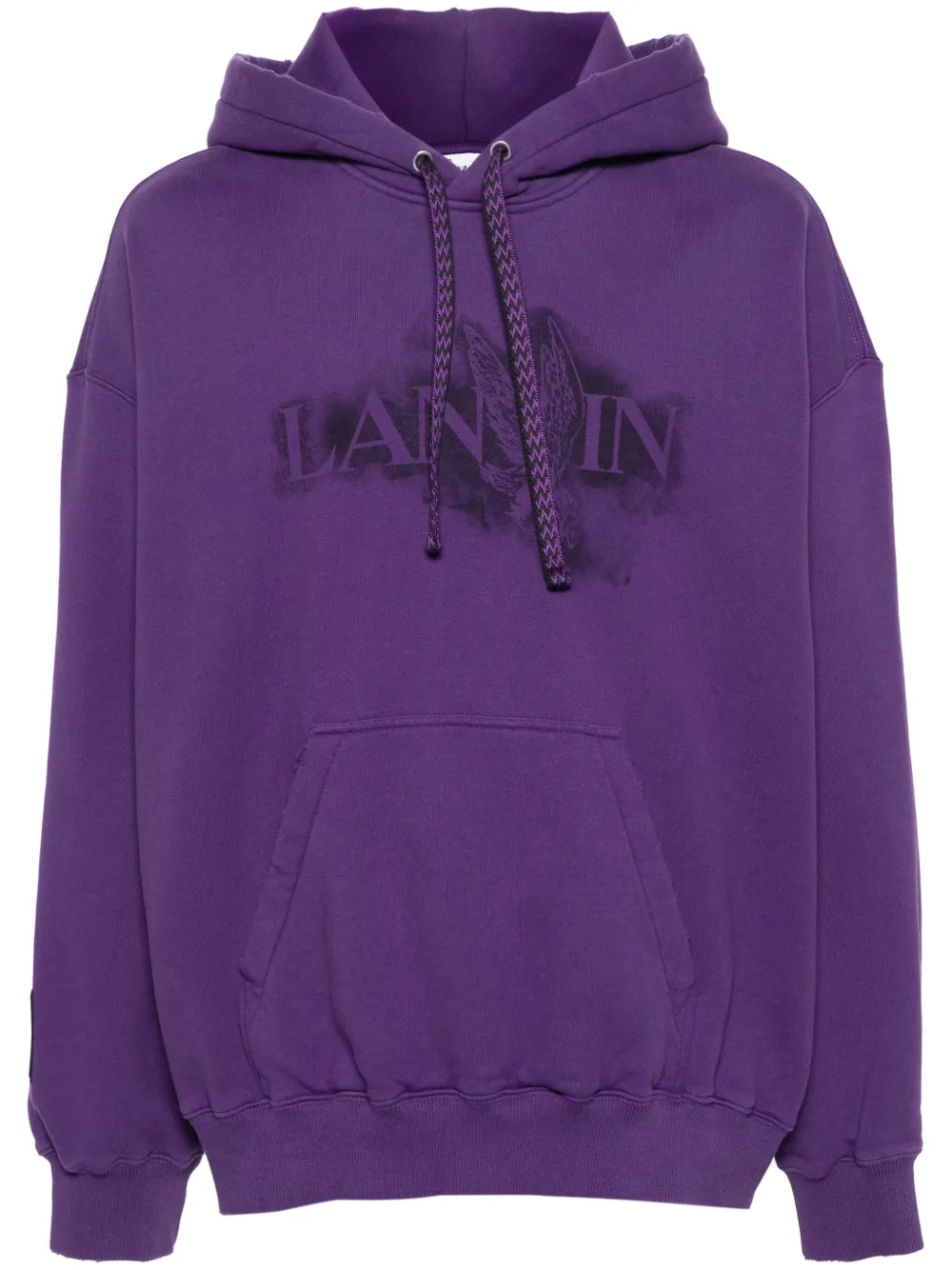 

Худи с логотипом из коллаборации с Future Lanvin, фиолетовый
