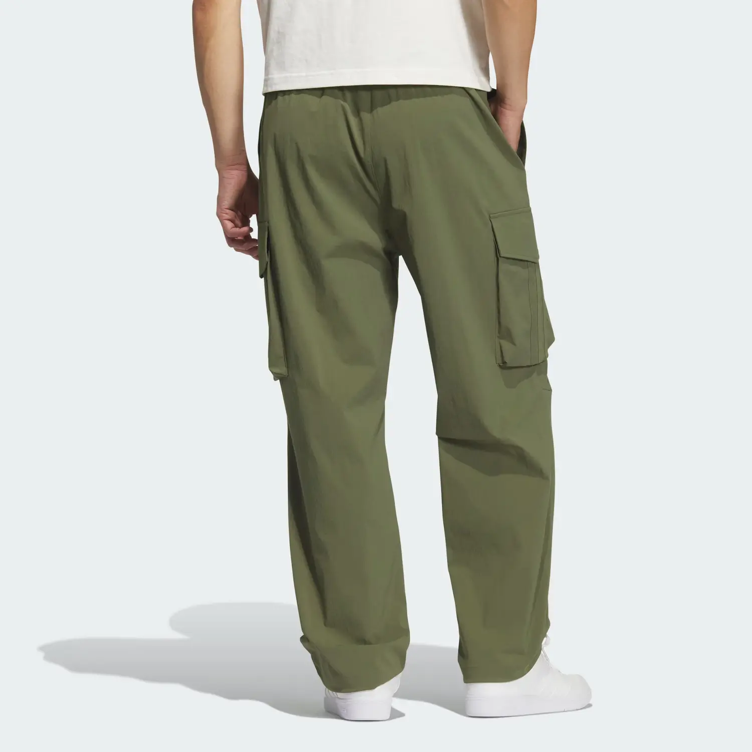 SS25 Loose Fit Cargo повседневные брюки мужские Adidas, оливковый — фото 3