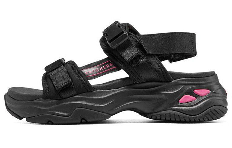 Пляжные сандалии D"Lites 4.0 женские, полностью черные Skechers