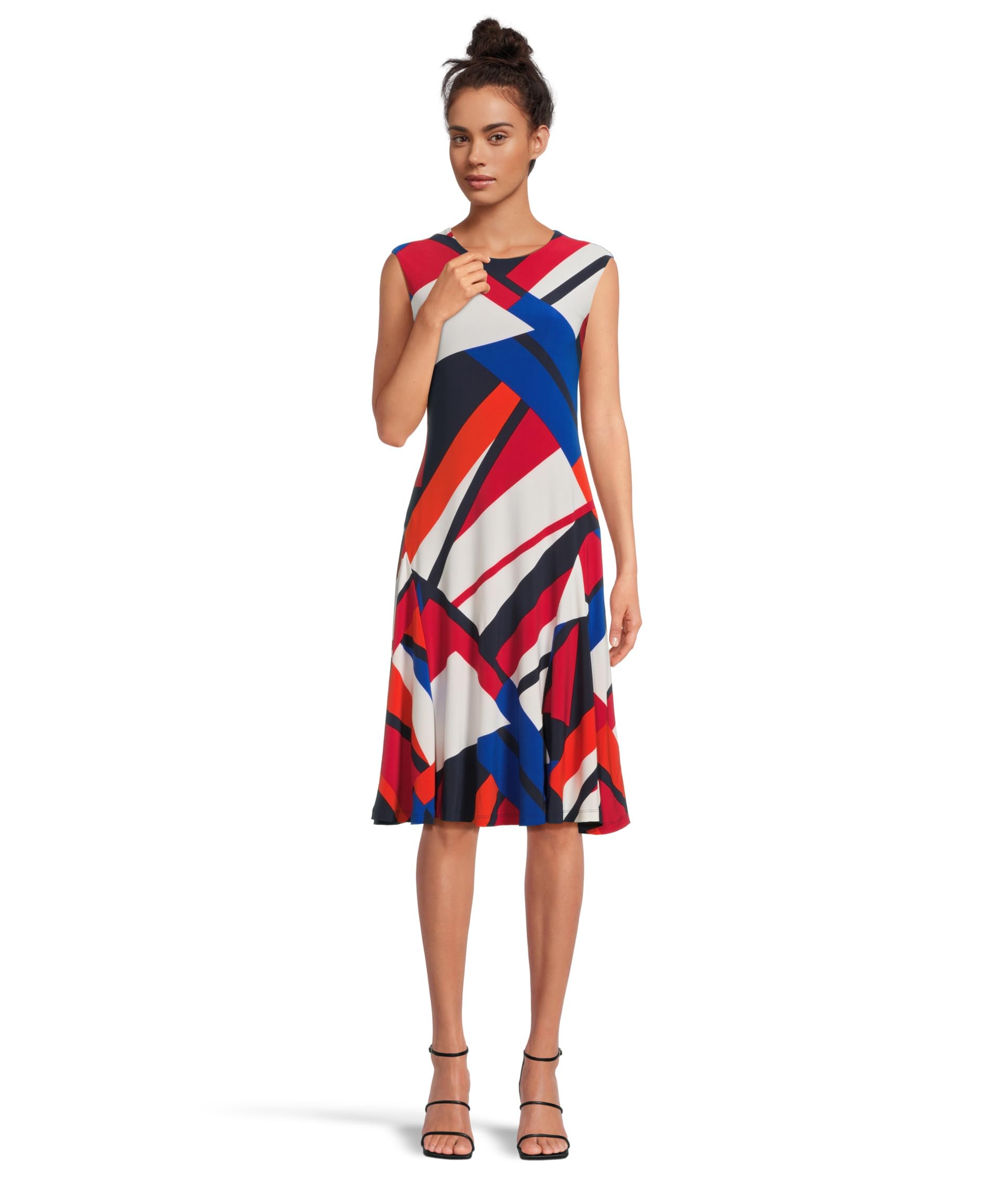 

Платье Lauren Ralph Lauren Print Stretch Jersey Dress, синий мульти
