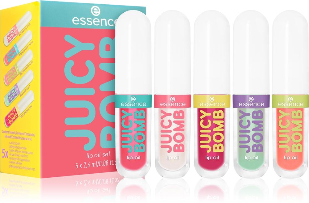 

Подарочный набор для губ Juicy Bomb Essence, 5 шт