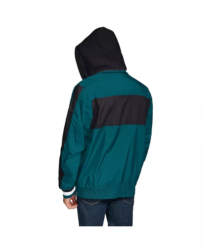 Мужская зеленая легкая худи-куртка на молнии Philadelphia Eagles Gael Tommy Hilfiger — фото 4