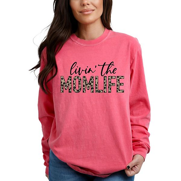 

Футболка Livin' the mom life с принтом леопарда Simply Sage Market, Crunchberry, Коричневый, Футболка Livin' the mom life с принтом леопарда Simply Sage Market, Crunchberry