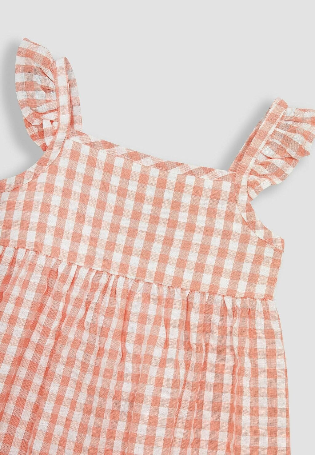 

Повседневное платье FRILL SHOULDER TIERED-REGULAR FIT JoJo Maman Bébé, оранжевый