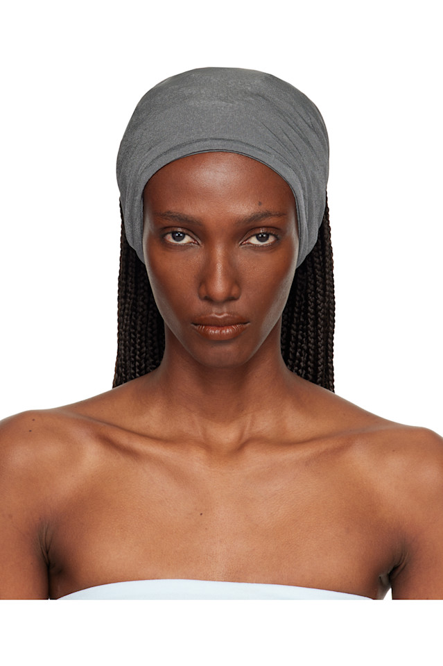 

Bambou Roger Kwong Серый трикотажный головной и шейный платок