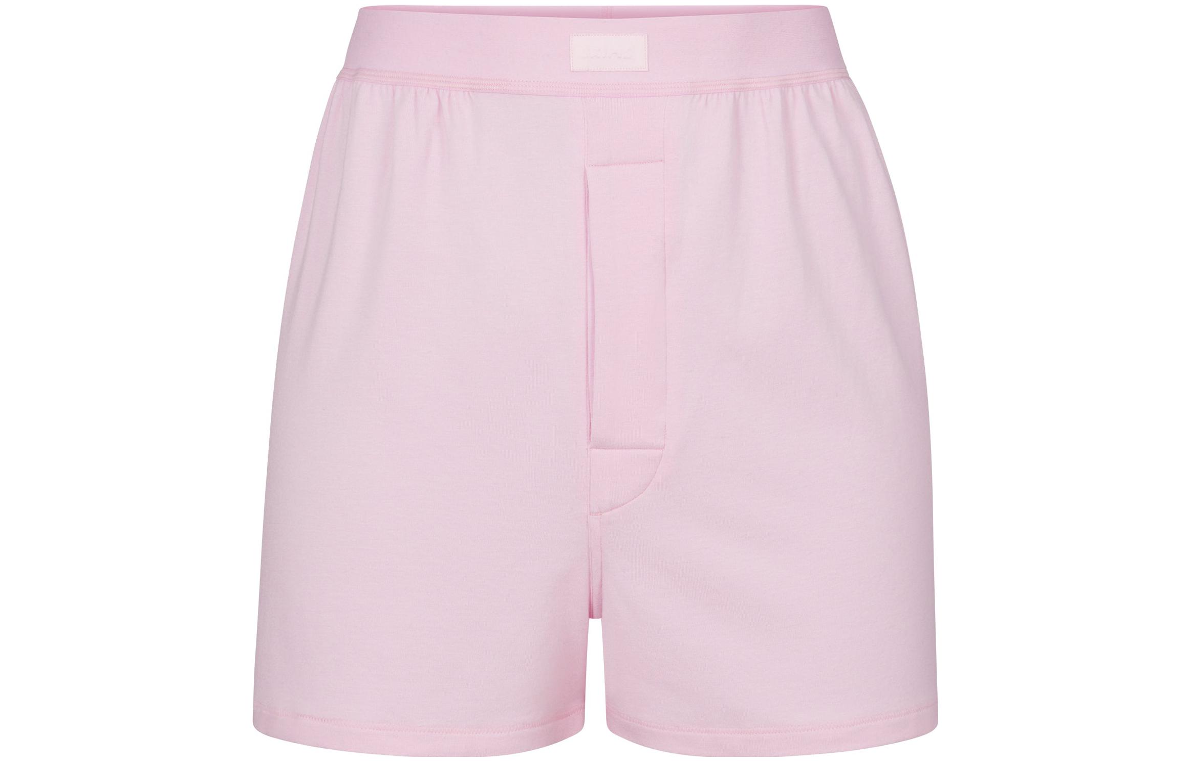 

Боксеры свободного кроя SKIMS FW23 BOYFRIEND женские Casual Shorts цвета цветущей сакуры