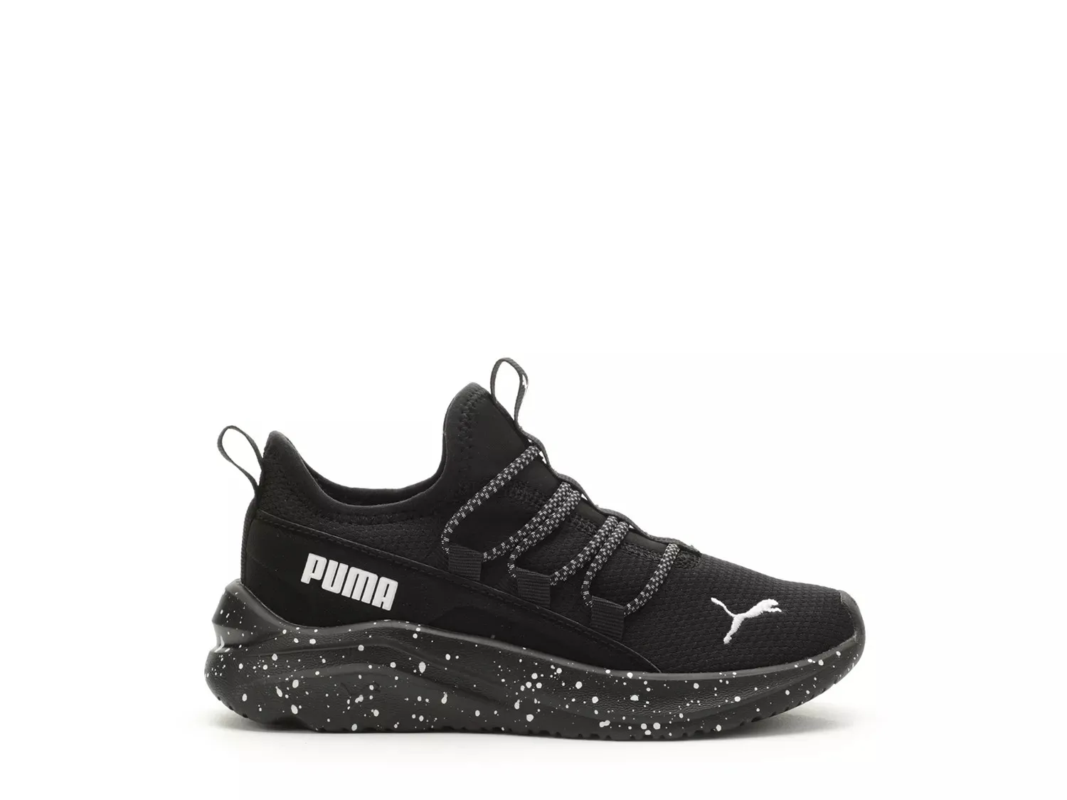 

Кроссовки Puma One4All Galaxy Slip-On — детские, черные/белые