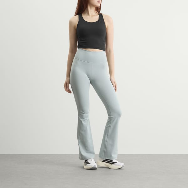 Леггинсы All me flare Adidas, Wonder Sage — фото 4