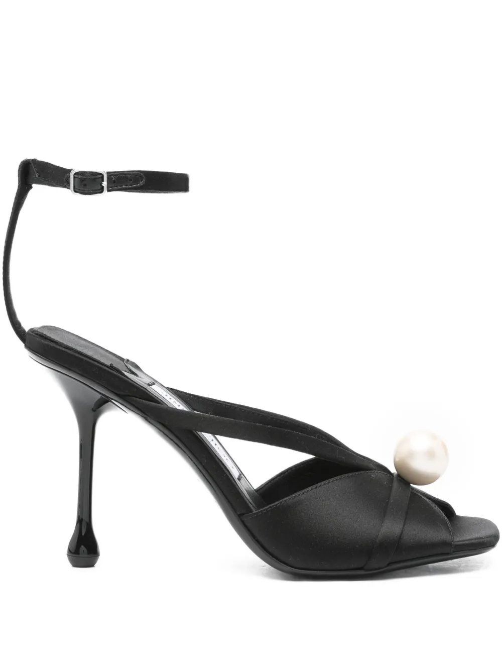Сандалии Siva 100 мм JIMMY CHOO, черный