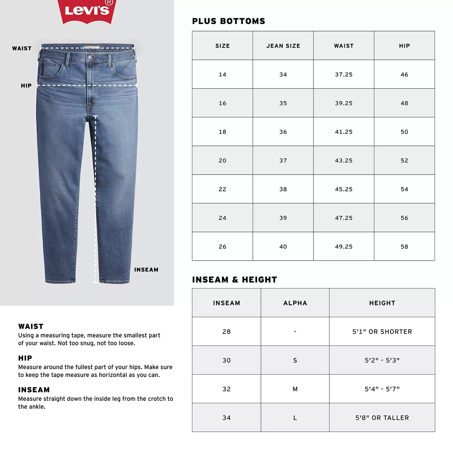 Джинсы Levi's 725 больших размеров с высокой посадкой Bootcut Levi's — фото 3