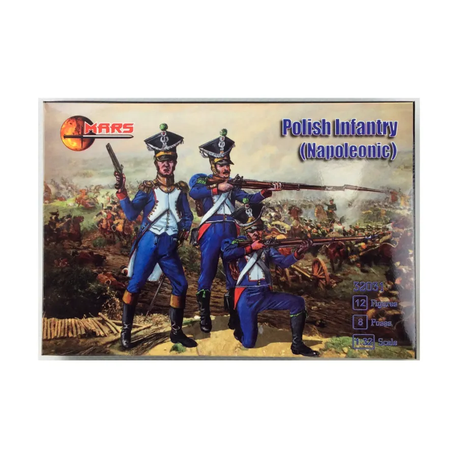 

Польская пехота (наполеоновская), Historical Miniatures (1:32) (Mars Figures)