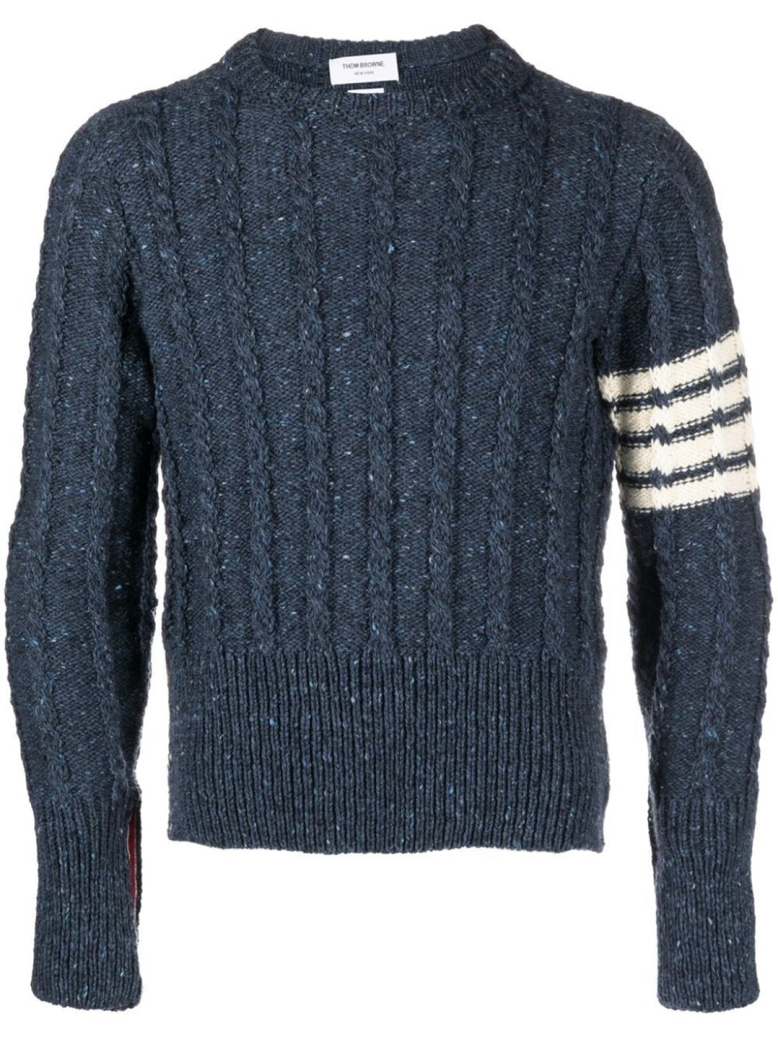 

Thom Browne джемпер Twist фактурной вязки, синий
