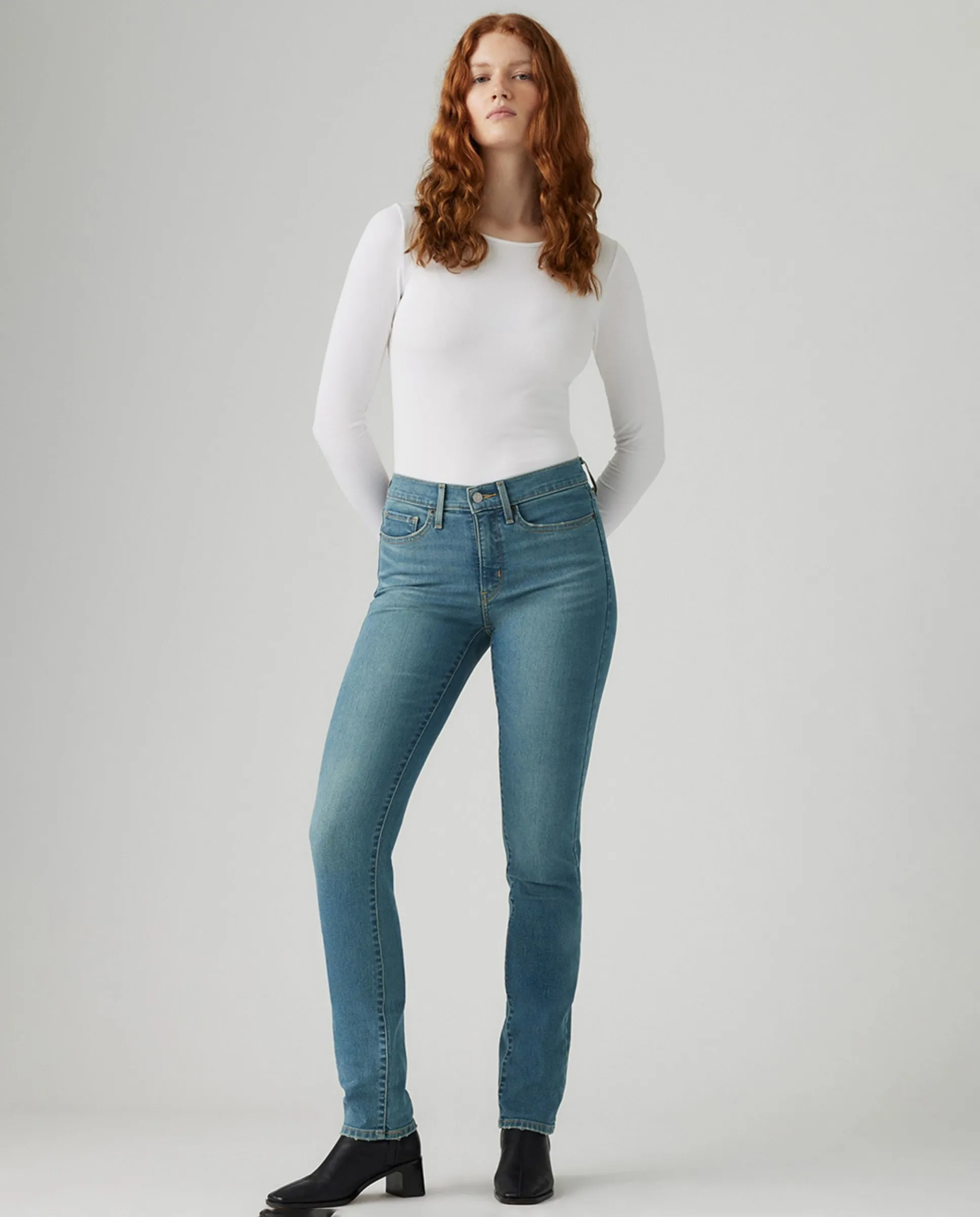 

Женские прямые джинсы Vaquero recto 312 средней посадки Levi'S, синий