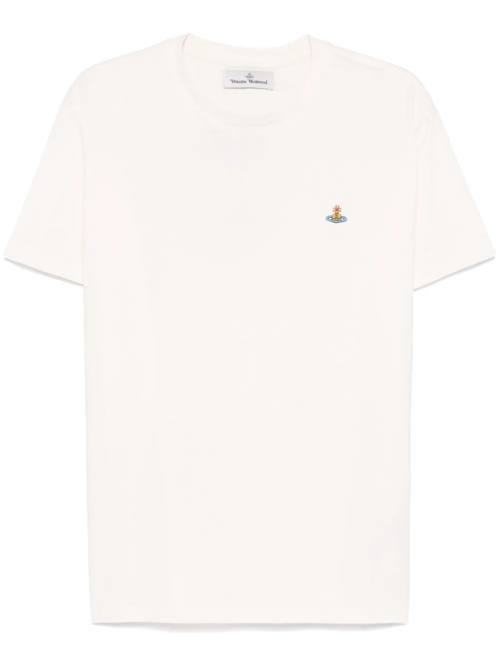 

Футболка с вышивкой Orb Vivienne Westwood, белый