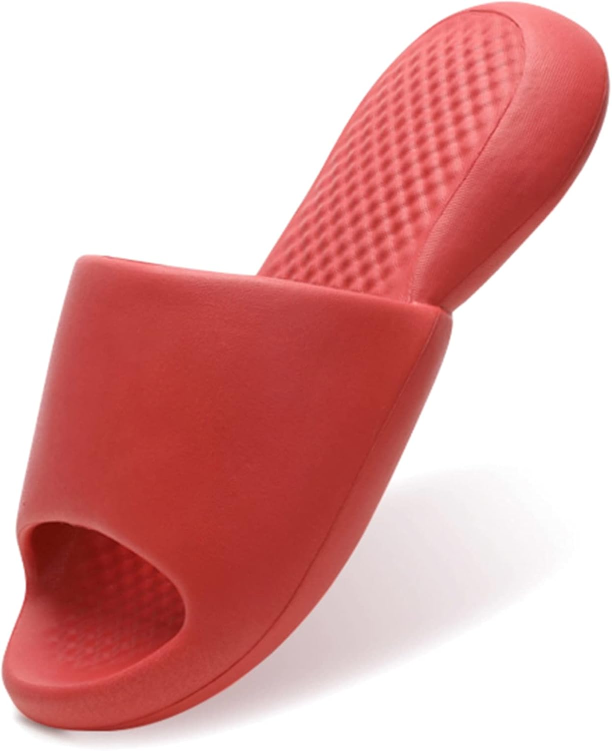 

Элегантные домашние тапочки для женщин и мужчин, быстросохнущие, нескользящие, с открытым носком, на толстой подошве, серые Stunner