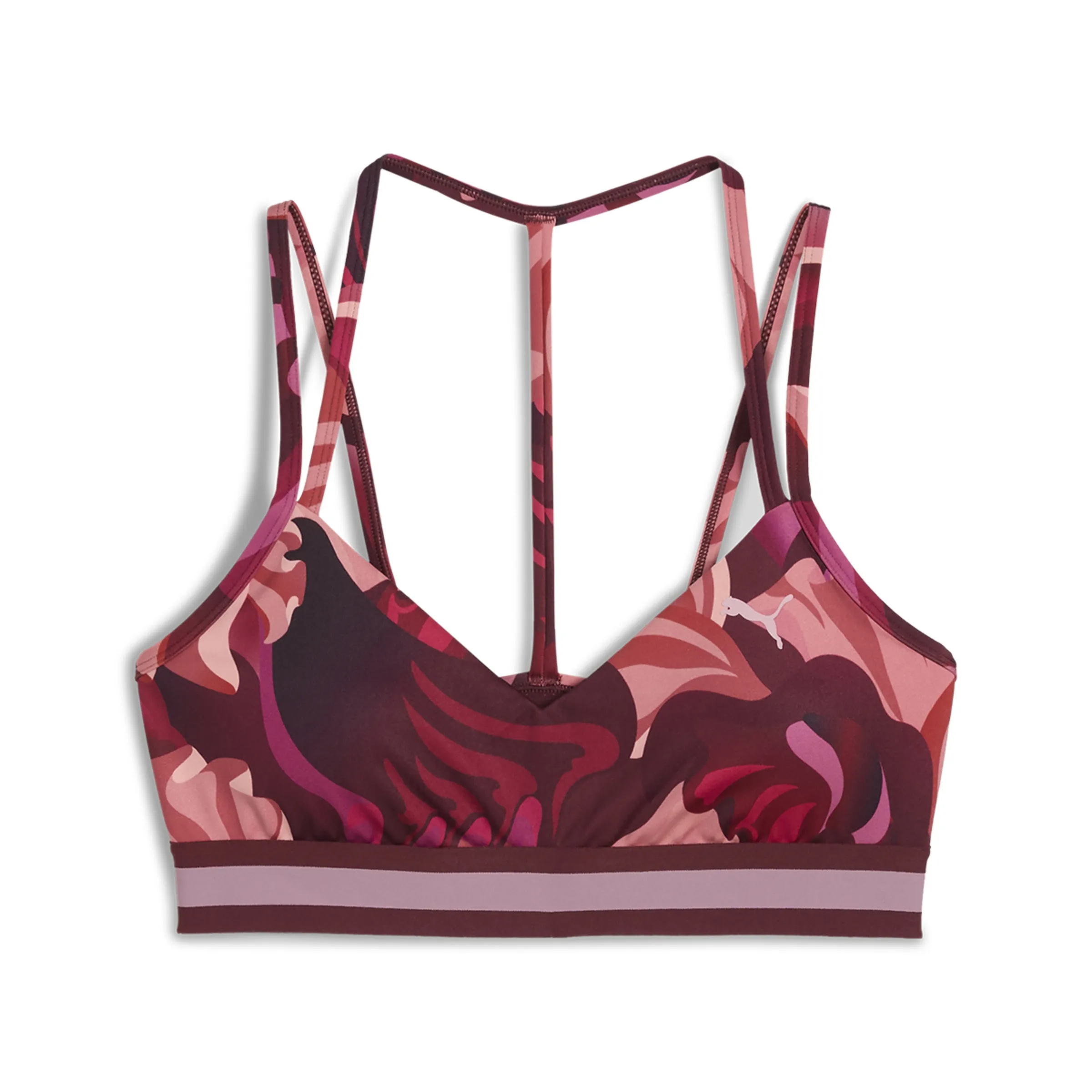 

Женский спортивный бюстгальтер FLORAL RIBBON STRAPPY - LOW от Puma, красный