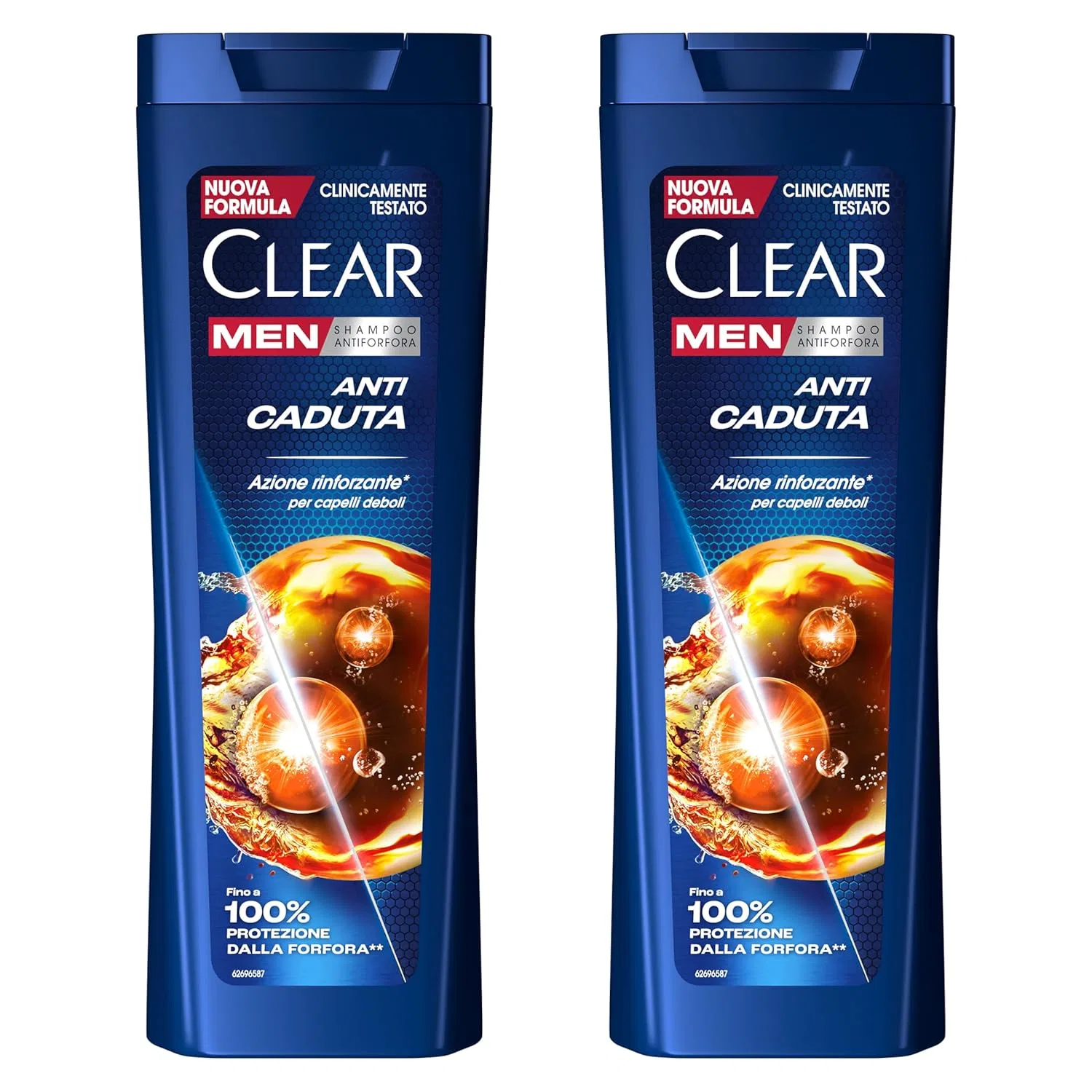Мужской укрепляющий шампунь от перхоти «Anti Hairfall» от Clear Men, 2 x 360 мл Clear