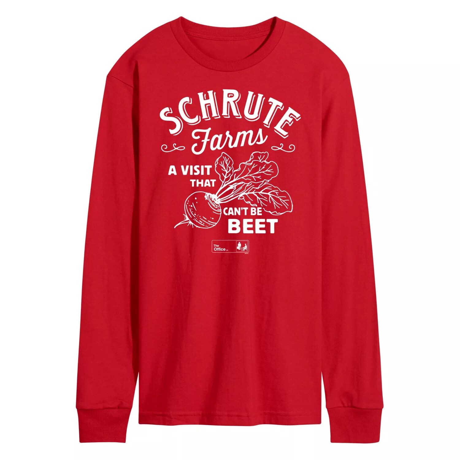 

Мужская футболка с длинными рукавами The Office Schrute Farms Licensed Character