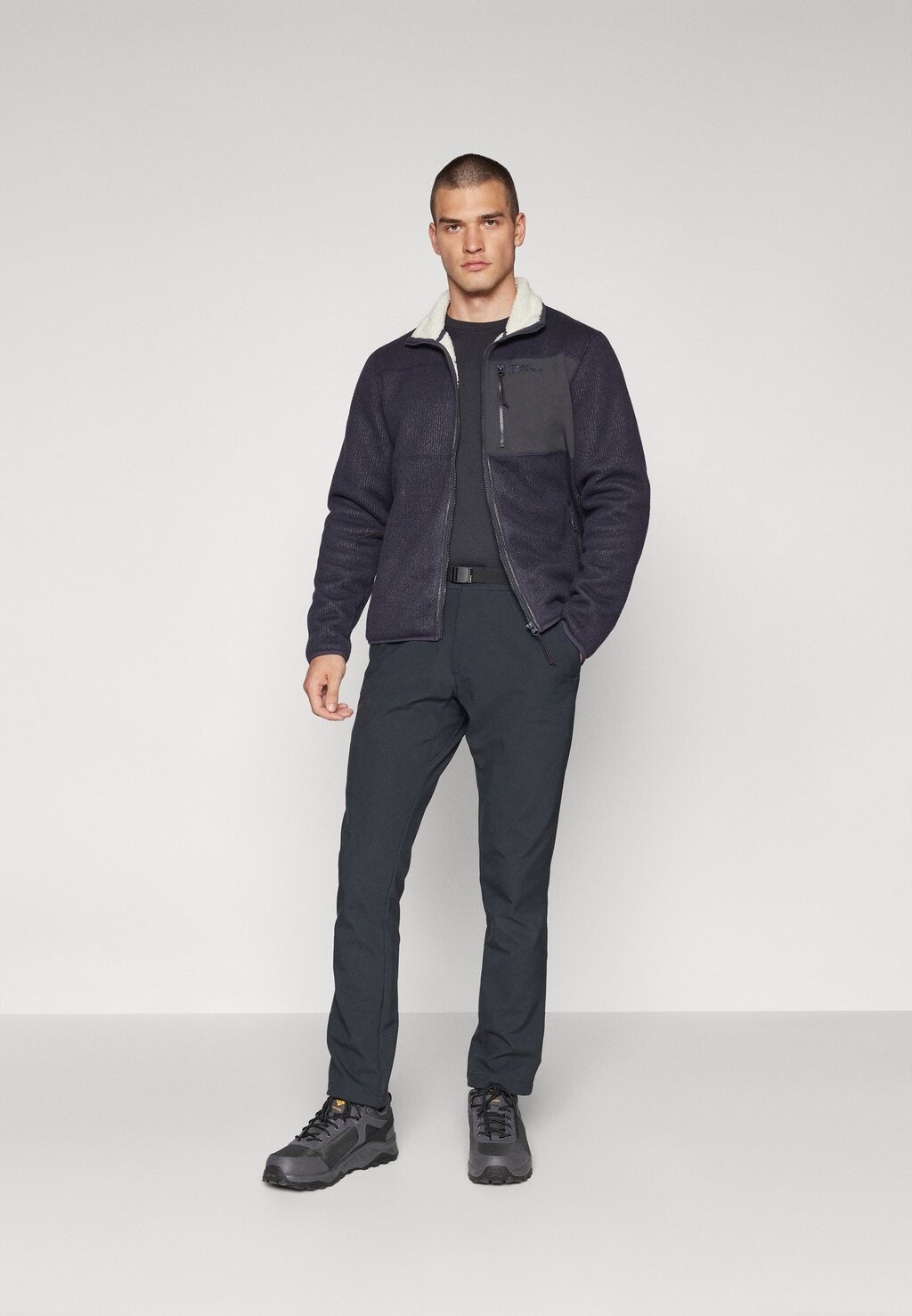 

Флисовая куртка KAMINFEUER JACKETM Jack Wolfskin, темно-синий