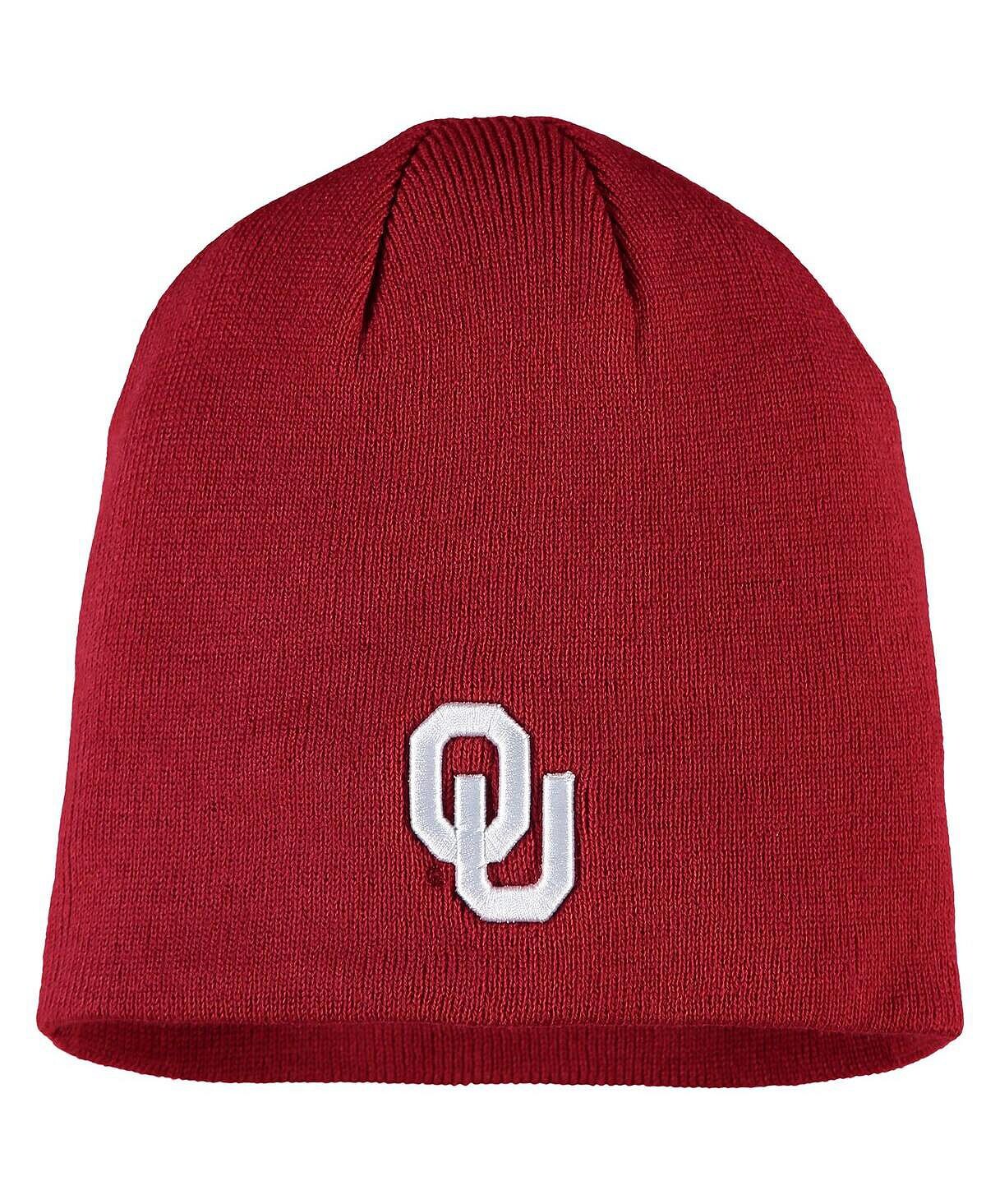 

Мужская темно-красная вязаная шапка Oklahomaooners Ezdozit Team Color Top of the World