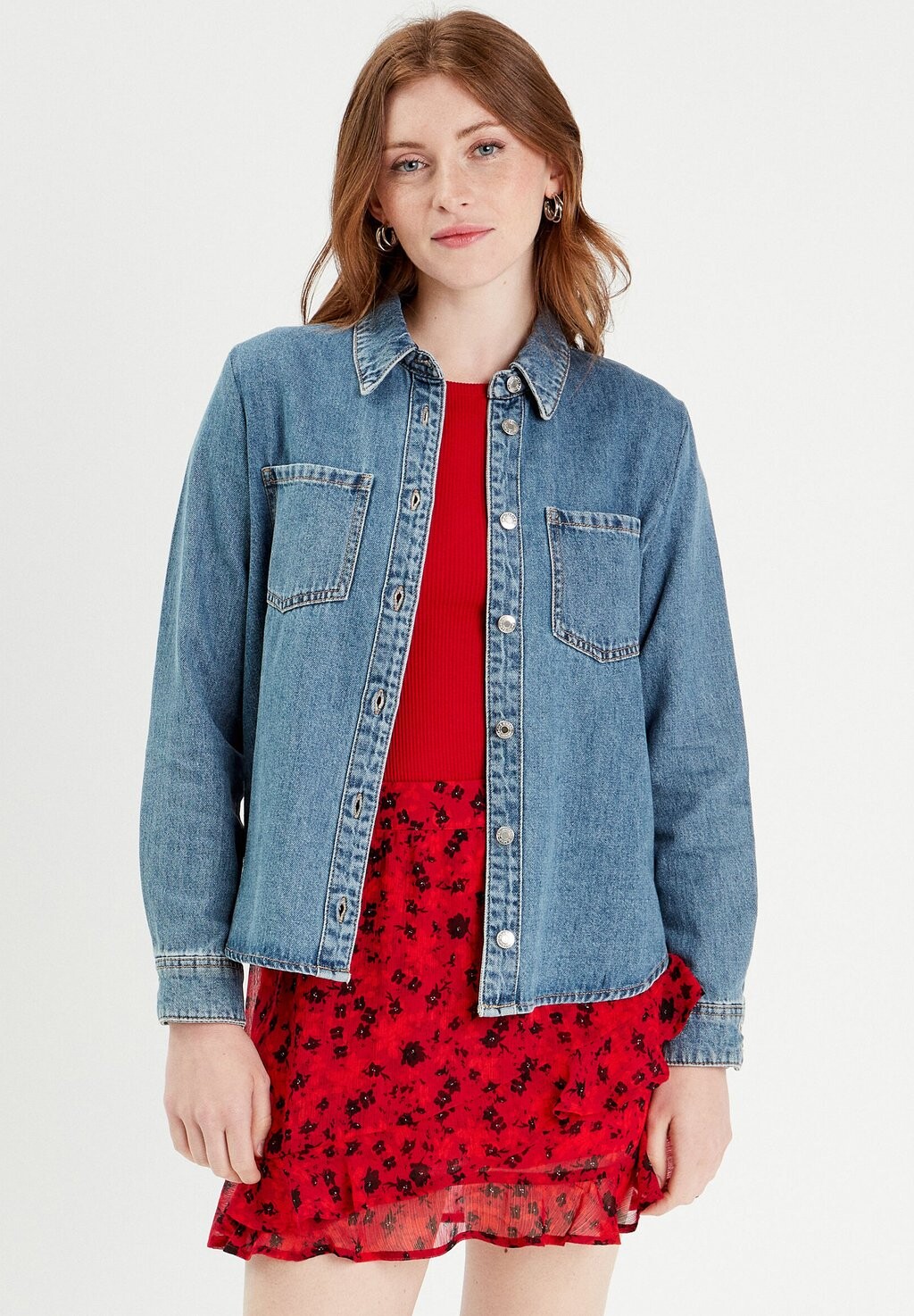 

Джинсовая куртка Cache Cache, цвет Stone Blue Denim